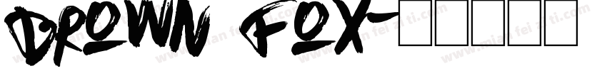 Brown Fox字体转换
